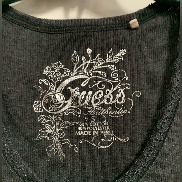 Guess lace trimmed tank - Picture 2 of 5